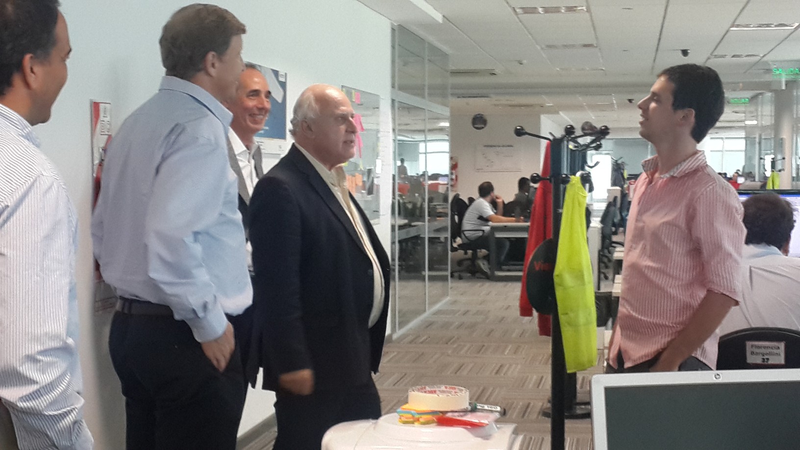 El Gobernador de Santa Fe, Miguel Lifschitz, visito las oficinas de NEORIS en la ciudad de Rosario